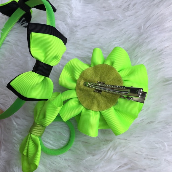 3pcs headband, hair clip, ponytail, Handmade - Picture 2 of 7